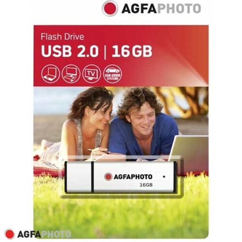 AgfaPhoto USB памет USB 2.0 16 GB сребрист