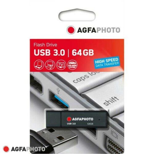 AgfaPhoto USB Флаш памет USB 3.0 64 GB черен