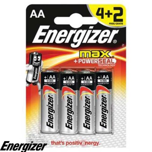 Energizer Алкална батерия MAX AA LR06 1.5V 4+2бр.