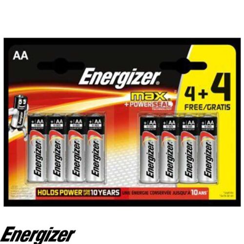 Energizer Алкална батерия MAX AA LR6 1.5V 4+4бр.
