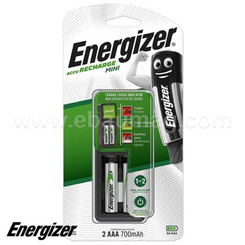 Energizer Зарядно устройство Energizer Mini + 2бр. AАA 700mAh Pre-Ch
