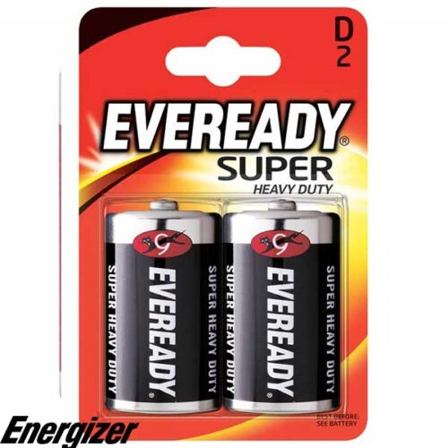 Energizer Eveready Цинкова батерия HD D R20 1.5V 2бр.
