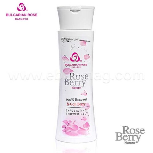 Rose Berry Nature ексфолиращ душ гел 200 мл от Българска Роза