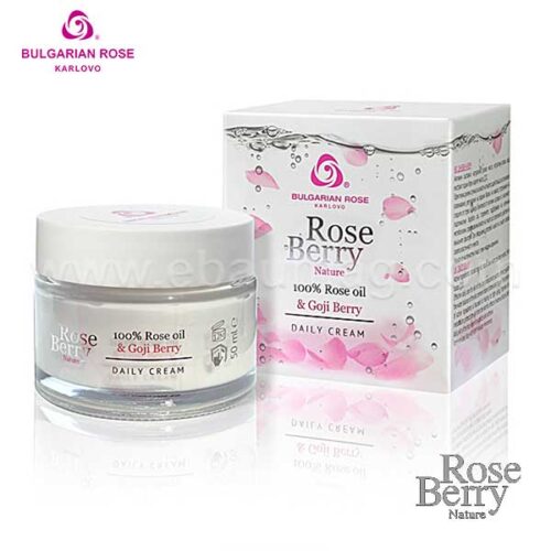 Rose Berry Nature дневен крем за лице 50 мл от Българска Роза