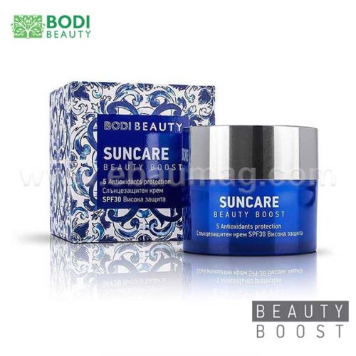 Bodi Beauty Beauty Boost Слънцезащитен крем SPF 30 висока защита 50 мл.