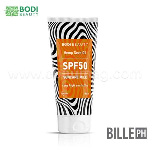 Bodi Beauty Биле PH Слънцезащитно мляко SPF 50 много висока защита с масло от канабис 150 мл.