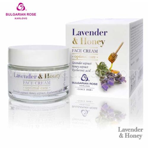 Lavender and honey крем за лице 50 мл от Българска Роза