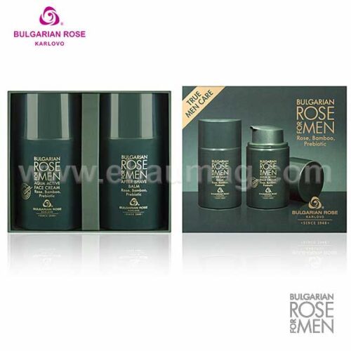 Bulgarian Rose for men подаръчен комплект душ гел, гел за бръснене