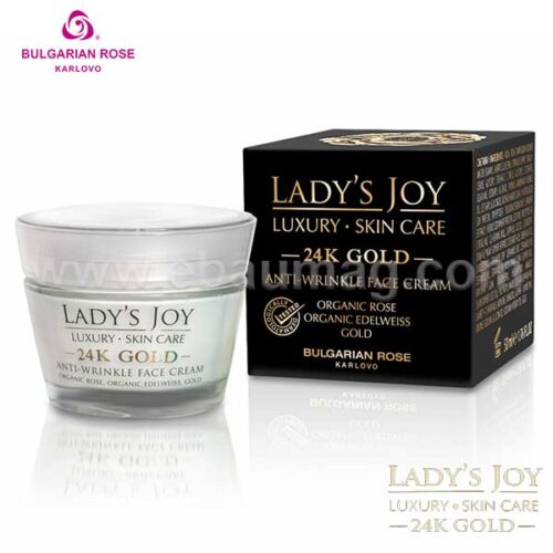 Lady`s Joy Luxury 24 K Gold Крем за лице против бръчки 50 мл от Българска Роза