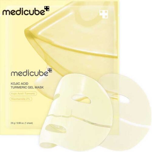 Medicube Kojic Acid Turmeric Brightening Gel Mask 28g – Сияйна Кожа без Пигментни Петна