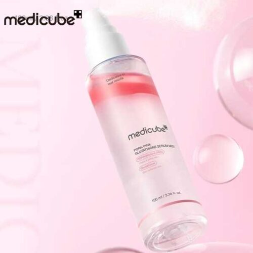 Medicube PDRN Pink Glutathione Serum Mist 100ml - хидратация изсветляване и анти-ейдж грижа